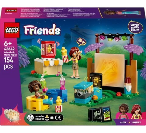 LEGO® Friends Arkadaşlık Film Gecesi Yaratıcı Oyuncak Yapım Seti 42642
