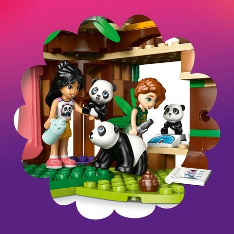 LEGO® Friends Panda Barınağı Hayvan Bakımı Yapım Seti Oyuncağı 42648