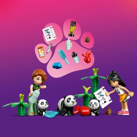 LEGO® Friends Panda Barınağı Hayvan Bakımı Yapım Seti Oyuncağı 42648