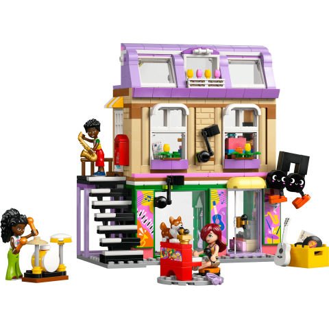 LEGO® Friends Müzik Mağazası ve Daire Yapım Seti Oyuncağı 42653