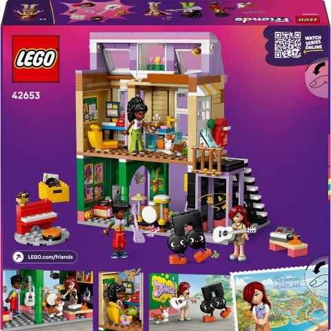 LEGO® Friends Müzik Mağazası ve Daire Yapım Seti Oyuncağı 42653