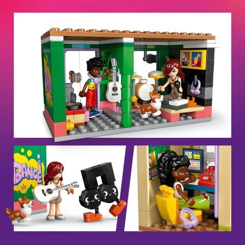 LEGO® Friends Müzik Mağazası ve Daire Yapım Seti Oyuncağı 42653