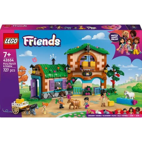 LEGO® Friends Midilli Çiftliği ve Ahır Oyuncak atlı Yapım Seti 42654