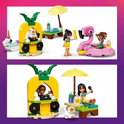 LEGO® Friends Tek Boynuzlu At ve Flamingo Havuz Partisi Oyuncak Yapım Seti 42658
