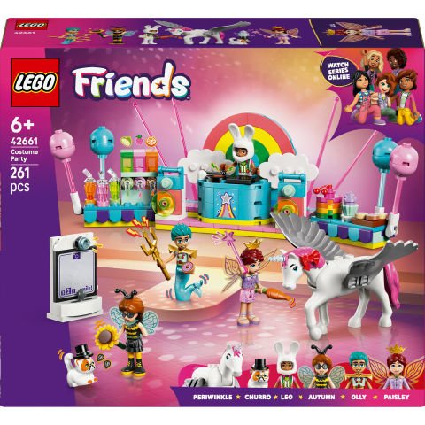 LEGO® Friends Tek Boynuzlu At ve Peri ile Kostüm Partisi Yaratıcı Yapım Seti 42661
