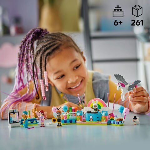 LEGO® Friends Tek Boynuzlu At ve Peri ile Kostüm Partisi Yaratıcı Yapım Seti 42661