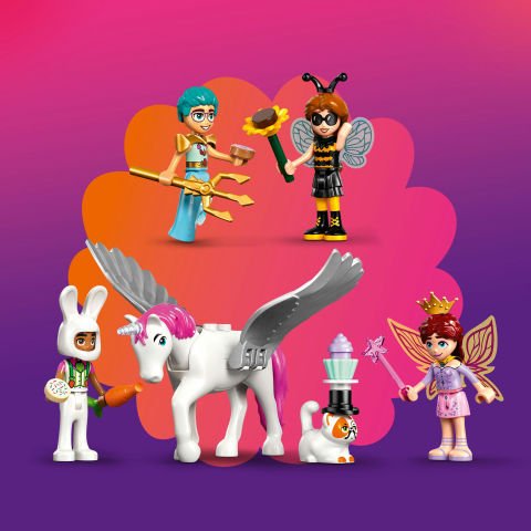 LEGO® Friends Tek Boynuzlu At ve Peri ile Kostüm Partisi Yaratıcı Yapım Seti 42661