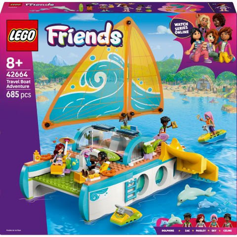 LEGO® Friends Gezi Teknesi Macerası Rol Yapma Oyuncağı Yapım Seti 42664