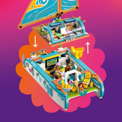 LEGO® Friends Gezi Teknesi Macerası Rol Yapma Oyuncağı Yapım Seti 42664