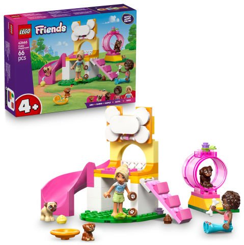 LEGO® Friends Yavru Köpek Oyun Parkı, Yaratıcı Oyuncak Yapım Seti 42665