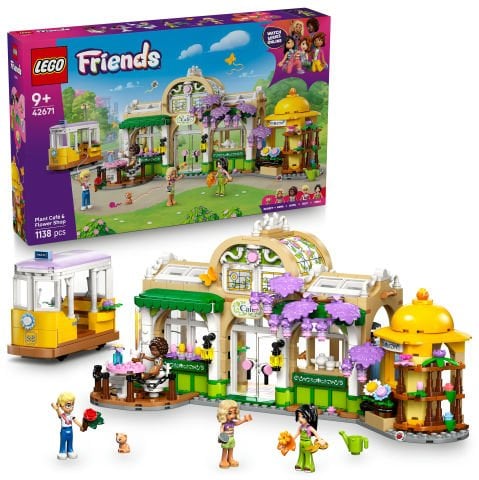 LEGO® Friends Bitki Kafe ve Çiçekçi Dükkanı Oyuncak Yapım Seti 42671