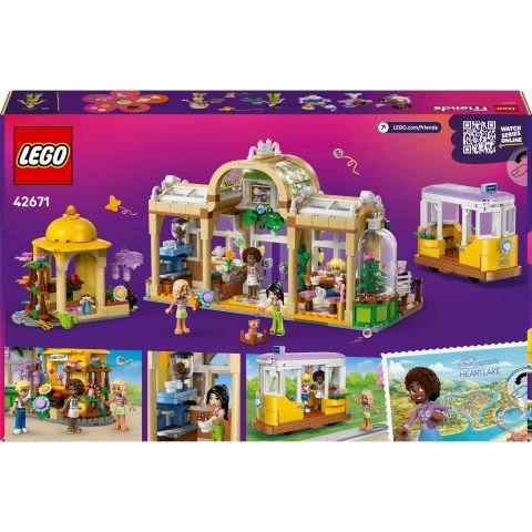 LEGO® Friends Bitki Kafe ve Çiçekçi Dükkanı Oyuncak Yapım Seti 42671