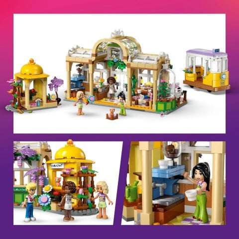 LEGO® Friends Bitki Kafe ve Çiçekçi Dükkanı Oyuncak Yapım Seti 42671