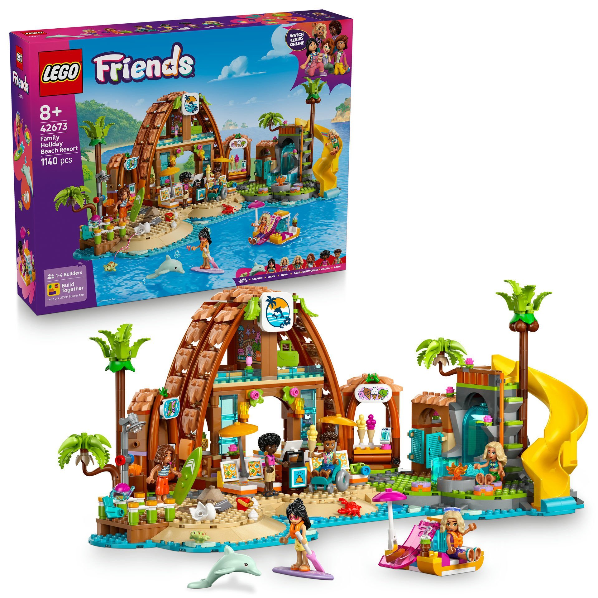 LEGO® Friends Aile Tatil Köyü Yapım Seti 42673