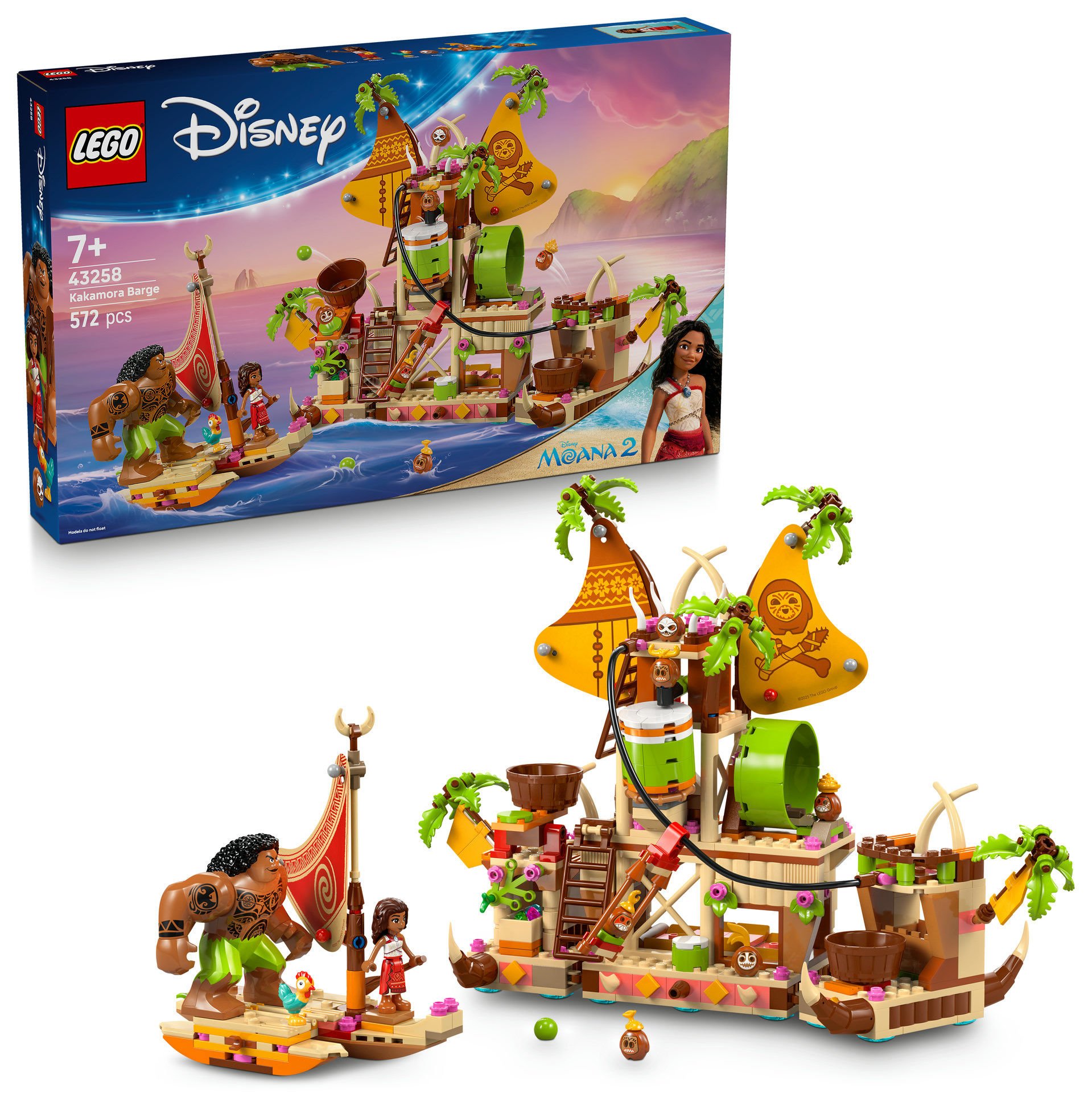 LEGO® ǀ Disney Moana 2 Kakamora Gemisi Oyuncak Yapım Seti 43258