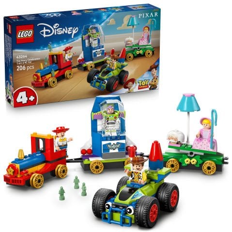 LEGO® ǀ Disney ve Pixar Oyuncak Hikayesi Kutlama Treni ve RC Araba Oyun Seti 43264