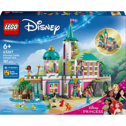 LEGO® ǀ Disney Prenses Şatosu ve Kraliyet Hayvanları Oyuncak Yapım Seti 43267