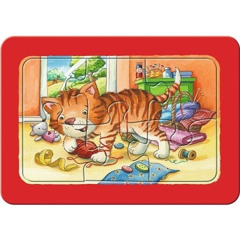 Ravensburger 3x6 Parçalı Çerçeveli Puzzle Animal Friends