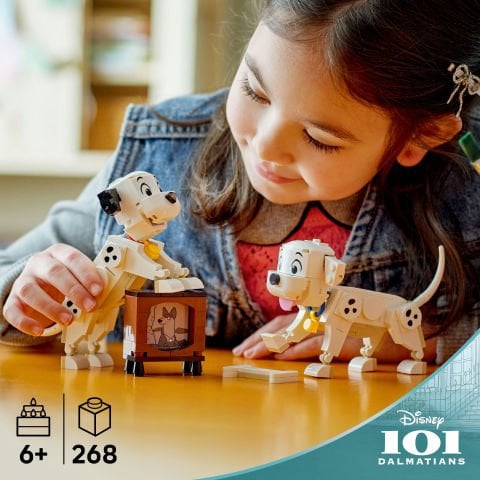 LEGO® ǀ Disney Lucky ve Penny 101 Dalmaçyalı Köpek Yavruları Yapım Oyuncağı 43271