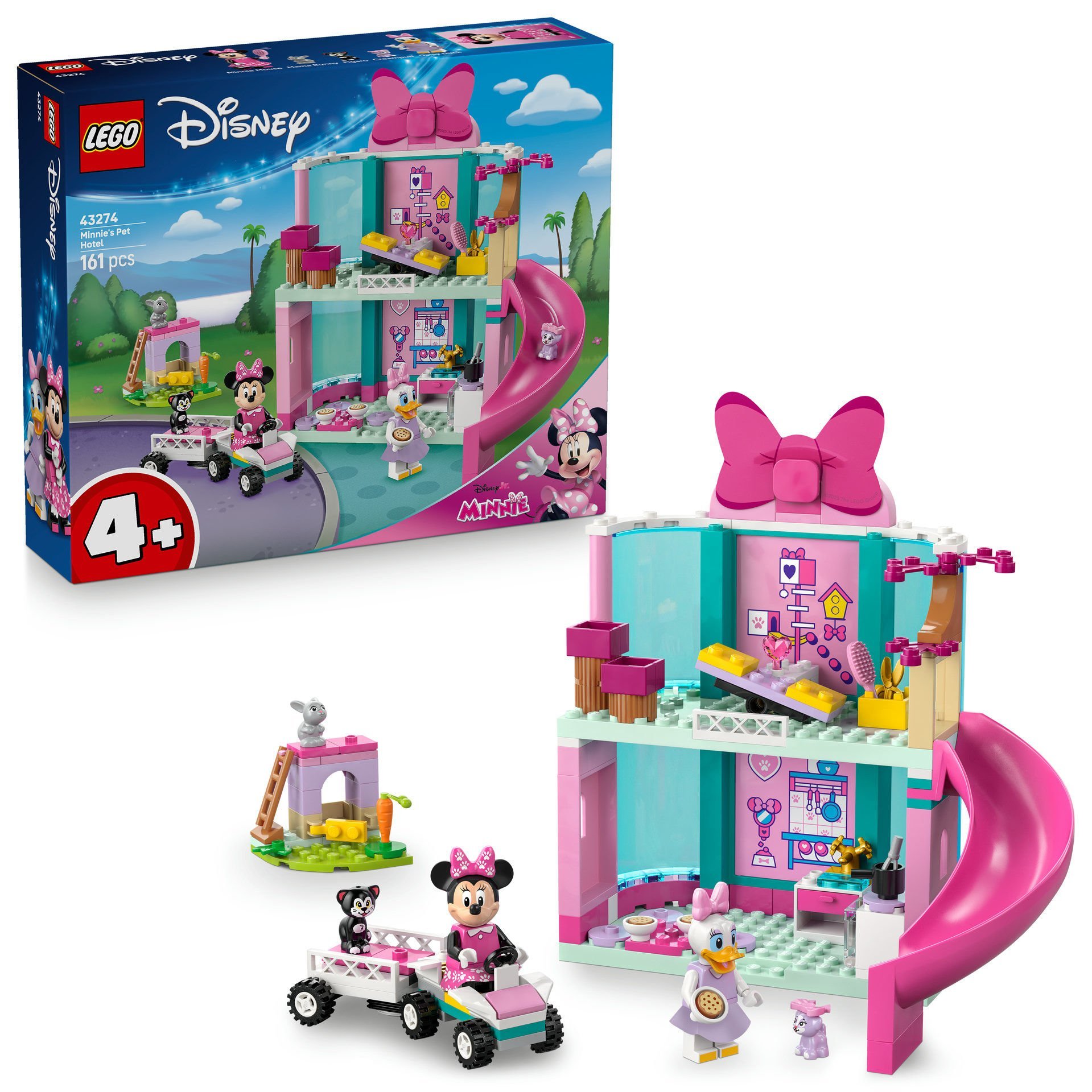 LEGO® ǀ Disney Minnie’nin Evcil Hayvan Oteli Mickey’nin Kulüp Evi İnşa Edilebilen Oyuncak Seti 43274