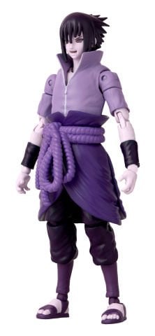 16 cm Sasuke Rinnegan / Mangekyo Sharingan Poz Verilebilir Figür - Anime Heroes Naruto Serisi