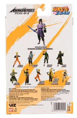 16 cm Sasuke Rinnegan / Mangekyo Sharingan Poz Verilebilir Figür - Anime Heroes Naruto Serisi