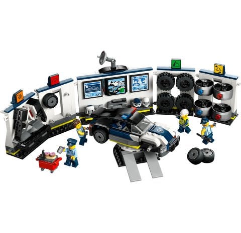 LEGO® City Özel Polis Arabası Garajı, Gerçek Hayat Kahramanları için Oyuncak Yapım Seti 60457