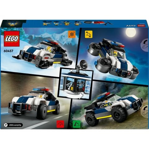 LEGO® City Özel Polis Arabası Garajı, Gerçek Hayat Kahramanları için Oyuncak Yapım Seti 60457
