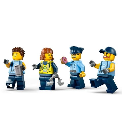 LEGO® City Özel Polis Arabası Garajı, Gerçek Hayat Kahramanları için Oyuncak Yapım Seti 60457