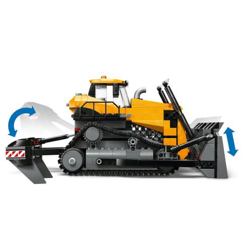 LEGO® City Sarı Buldozer İnşaat Sahası Temalı Yapım Oyuncağı Seti 60466