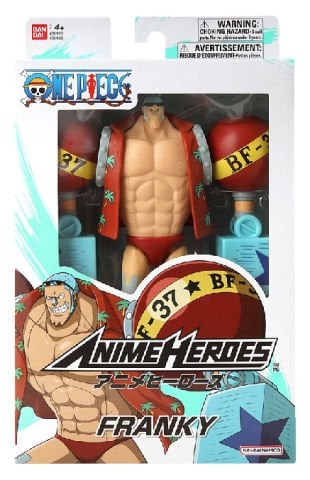 16 cm Franky Poz Verilebilir Figür - Anime Heroes One Piece Serisi