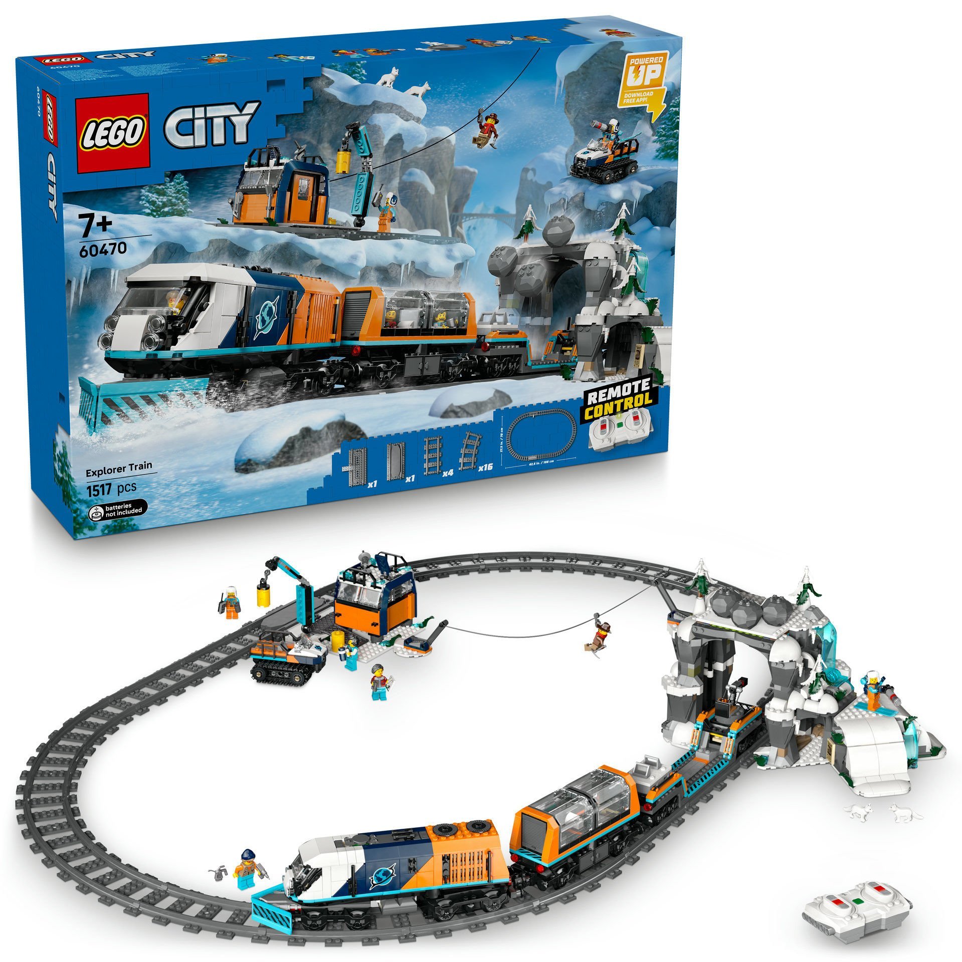LEGO® City Kaşiflerin Kuzey Kutbu Ekspres Treni Araç Seti 60470