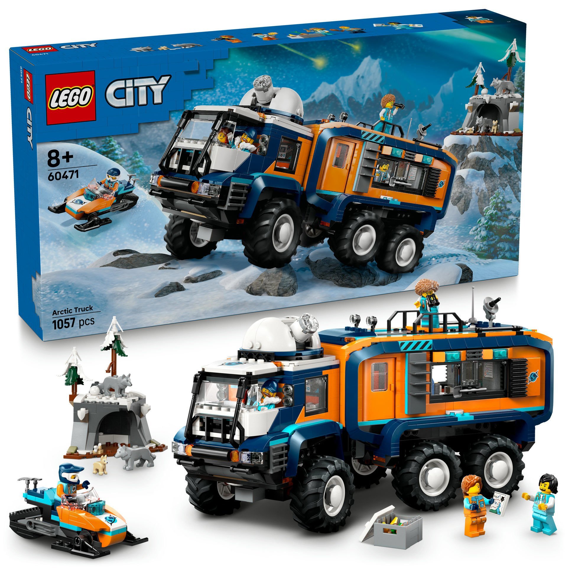 LEGO® City Kutup Kaşifi Laboratuvar Kamyonu Oyuncak Yapım Seti 60471
