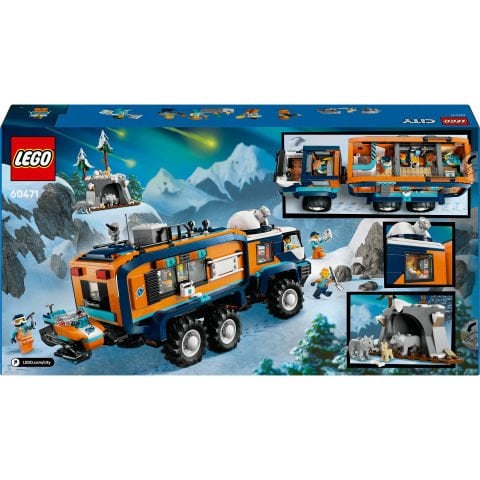 LEGO® City Kutup Kaşifi Laboratuvar Kamyonu Oyuncak Yapım Seti 60471