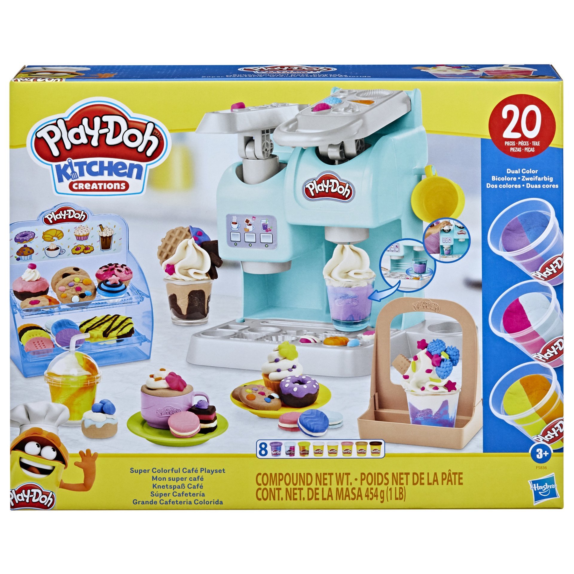 Play-Doh Süper Renkli Kafe Oyun Seti