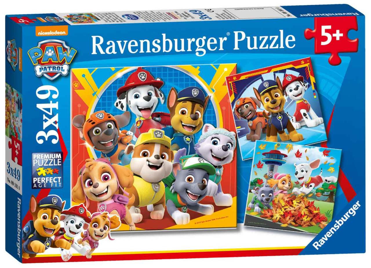 Ravensburger 3x49 Parçalı Puzzle Paw Patrol