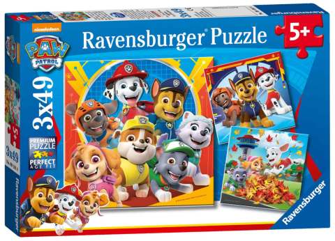 Ravensburger 3x49 Parçalı Puzzle Paw Patrol