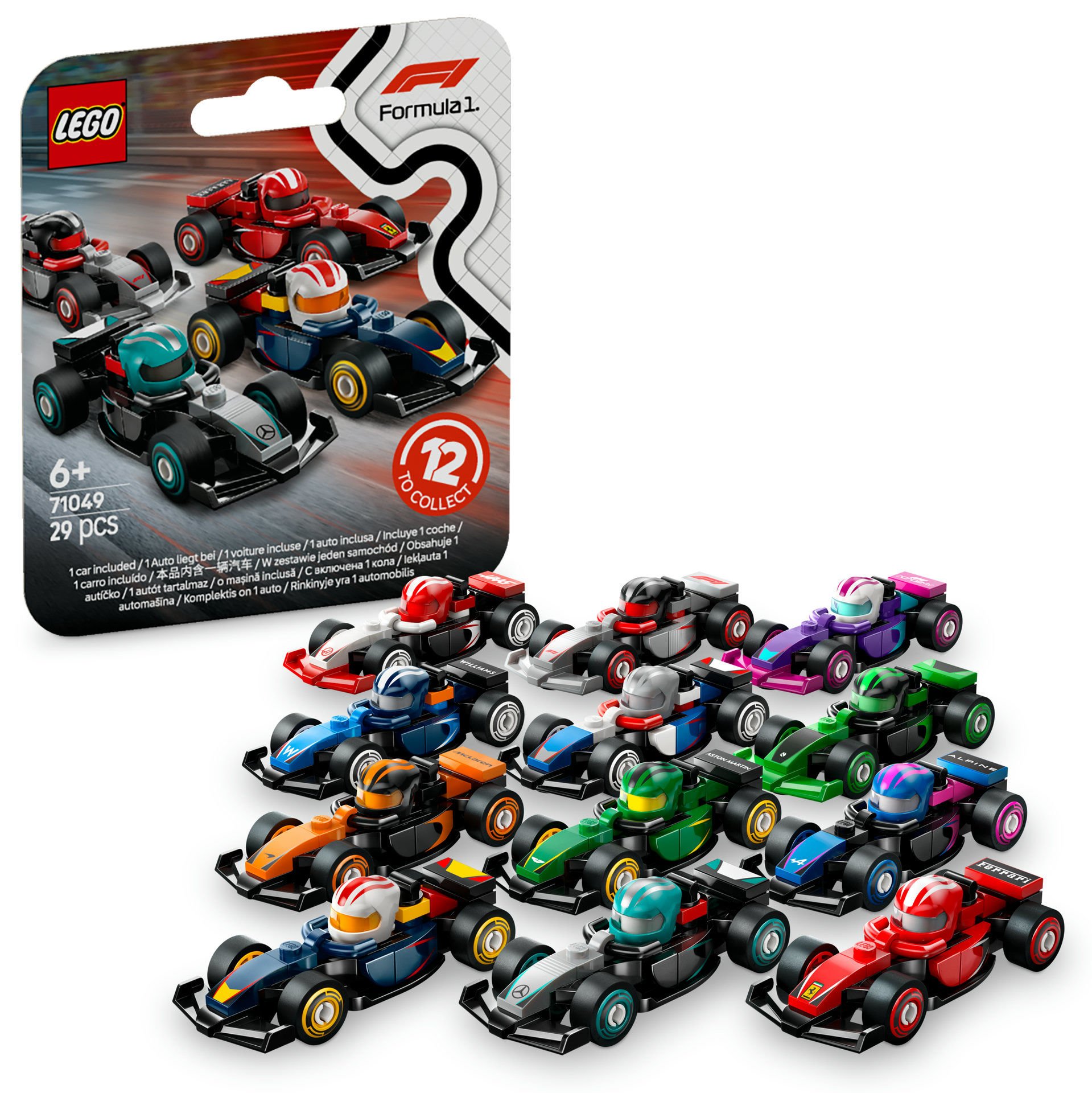 LEGO® F1® Koleksiyonluk Yarış Arabaları Araç Seti 71049