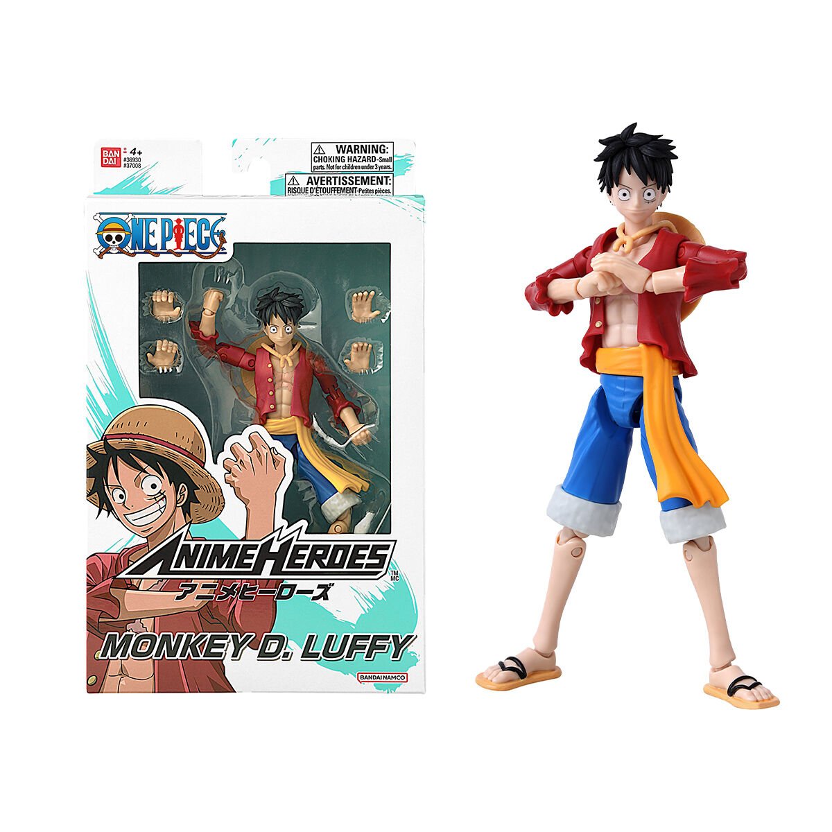 Luffy。 16 cm Monkey D. Luffy Poz Verilebilir Figür - Anime Heroes One