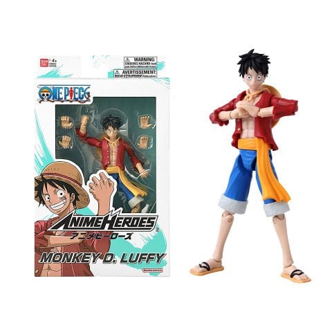 16 cm Monkey D. Luffy Poz Verilebilir Figür - Anime Heroes One Piece Serisi