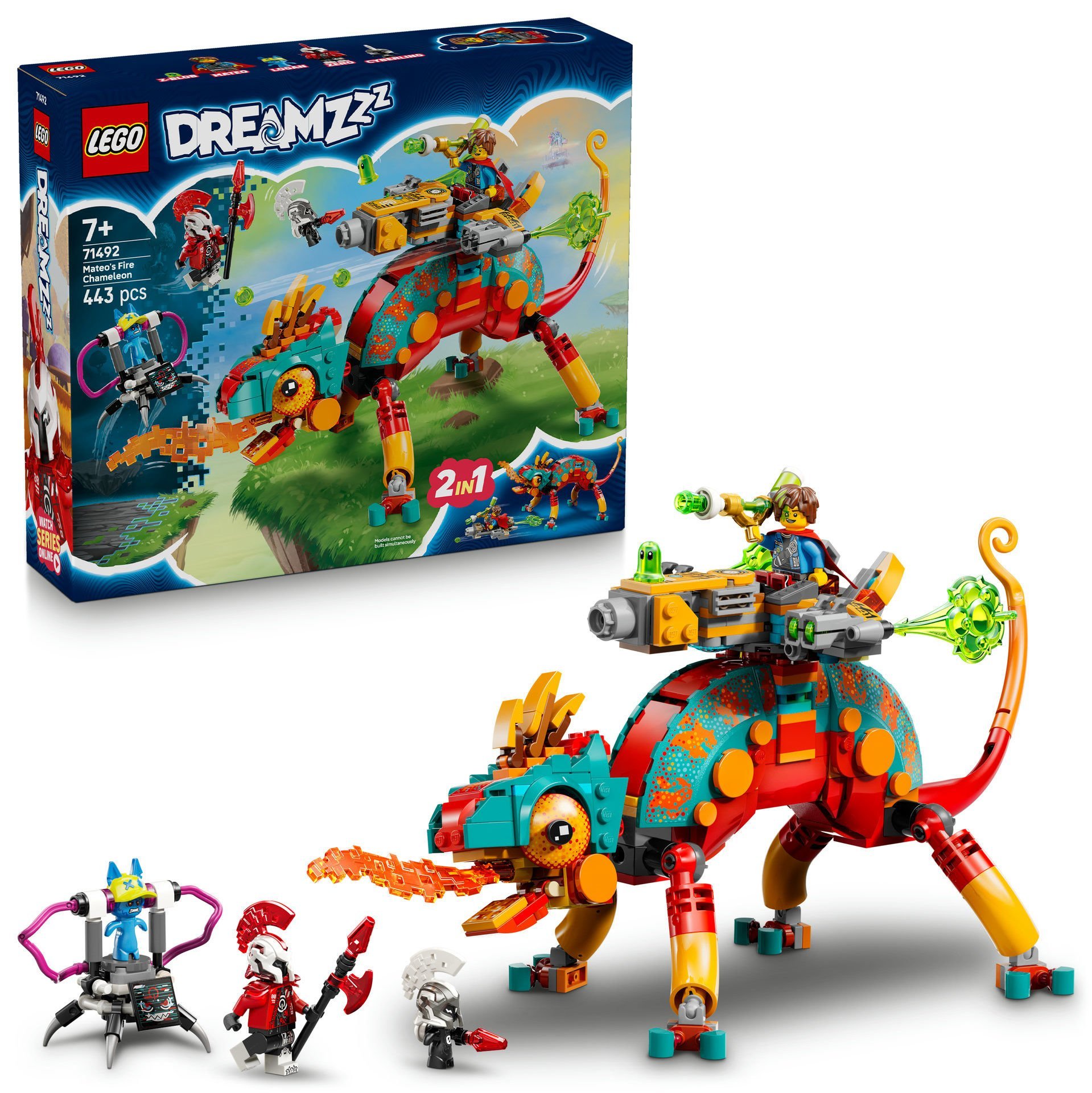 LEGO® DREAMZzz™ Mateo’nun Ateş Bukalemunu Oyuncağı 71492