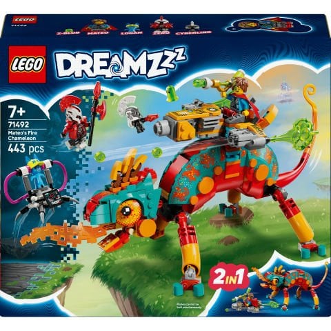 LEGO® DREAMZzz™ Mateo’nun Ateş Bukalemunu Oyuncağı 71492