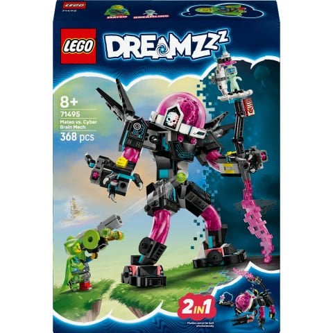 LEGO® DREAMZzz™ Mateo, Siber Beyin Robotuna Karşı Oyuncak Yapım Seti 71495