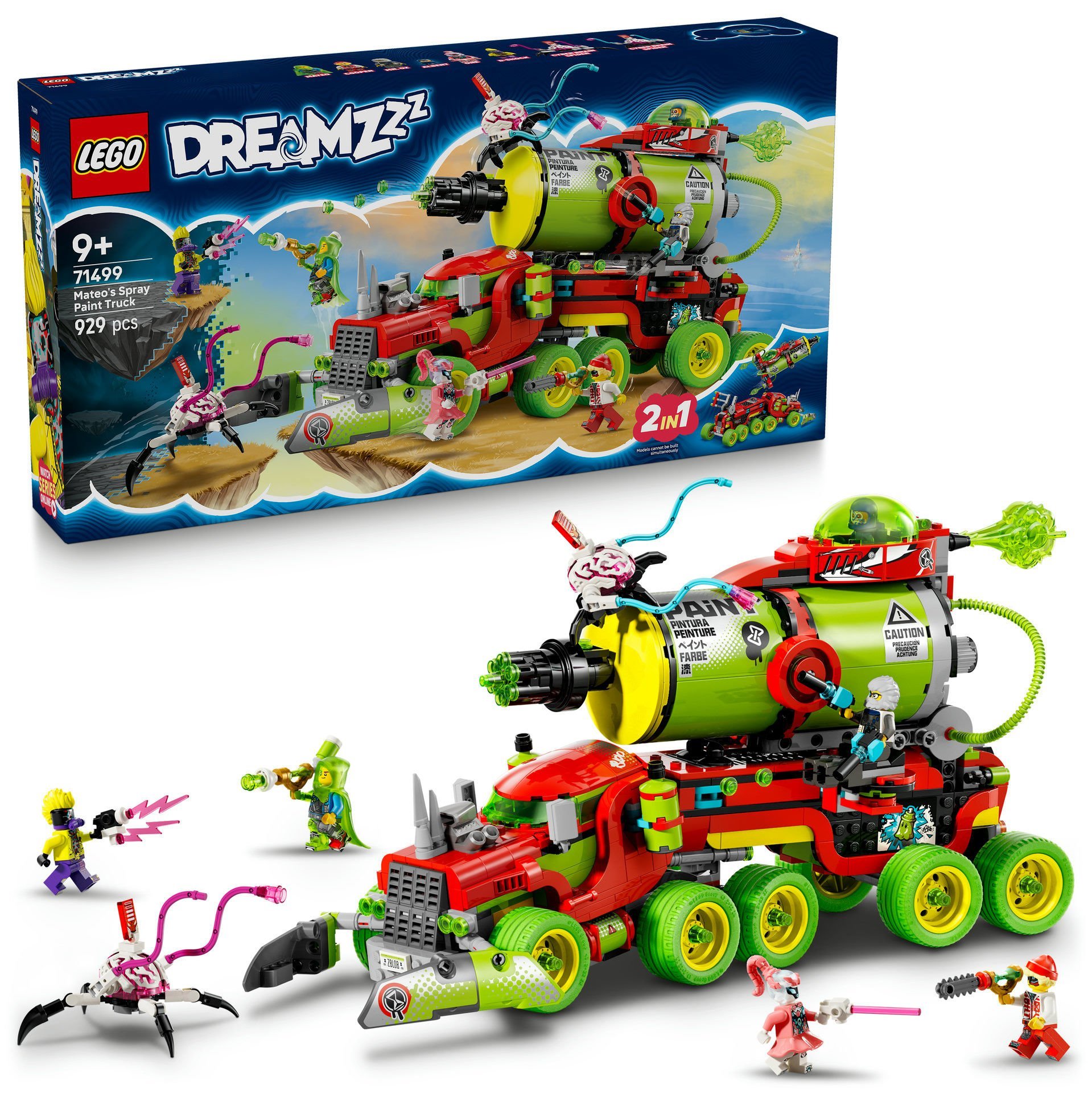 LEGO® DREAMZzz™ Mateo’nun Sprey Boya Kamyonu Oyuncağı 71499