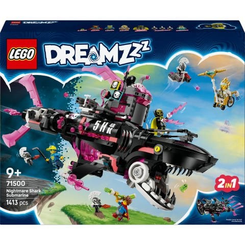 LEGO® DREAMZzz™ Kabus Köpek Balığı Denizaltısı Oyuncağı 71500