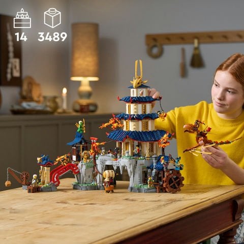 LEGO® NINJAGO® Turnuva Tapınak Şehri Macera Oyuncağı Seti 71814