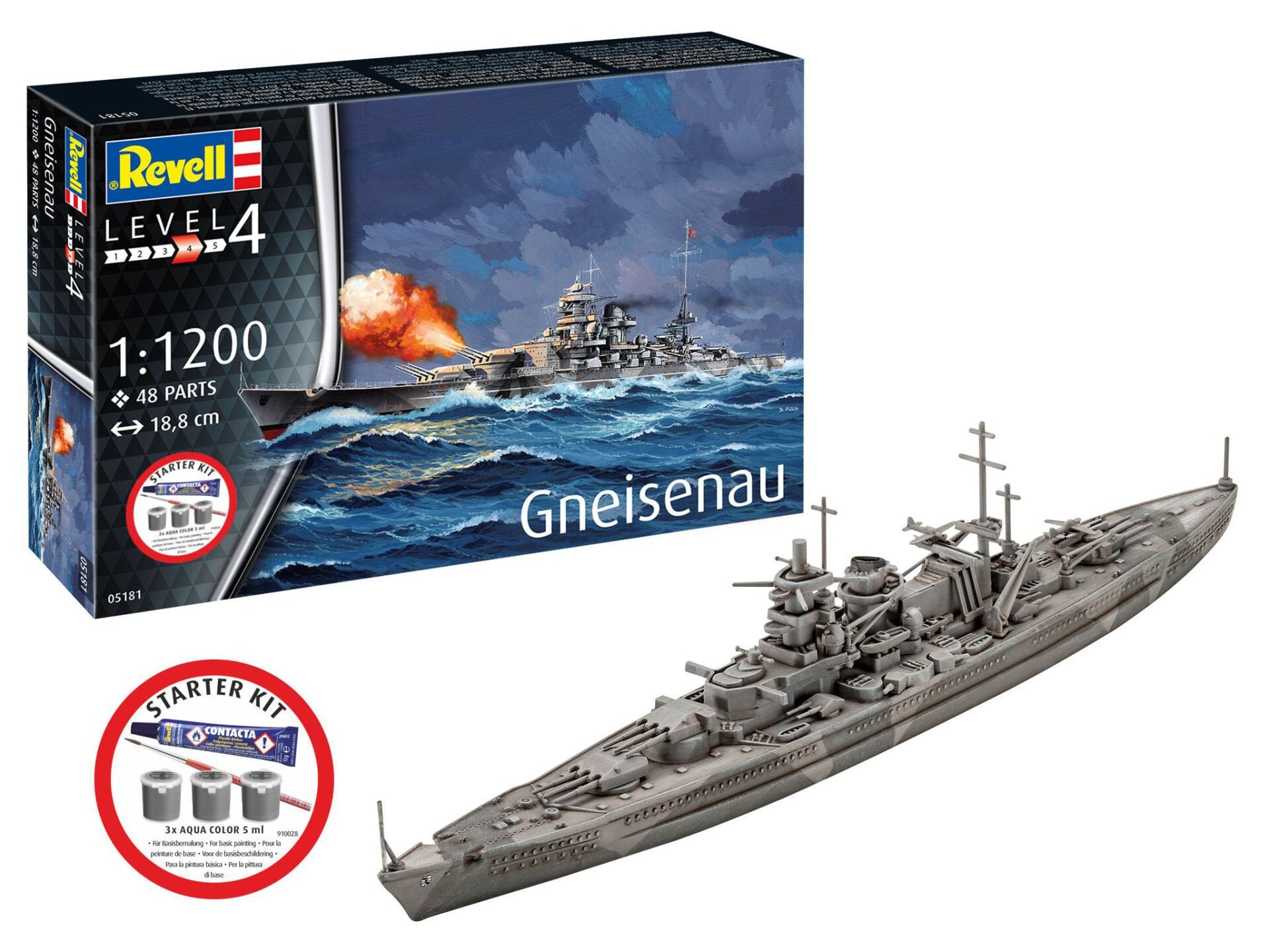 Starter Kit Battleship Gneisenau