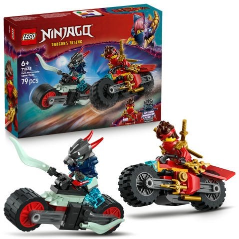 LEGO® NINJAGO® Kai’nin Motosiklet Hız Yarışı 2 Ninja Motosikletli Oyun Seti 71838