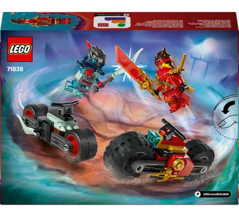kai.m　38 LEGO® NINJAGO® Kai'nin Motosiklet Hız Yarışı 2 Ninja Motosikletli