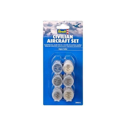 Revell Sivil Uçak Boya Seti (Blisterli)-39072